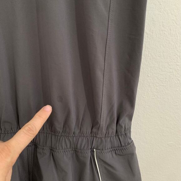 Lululemon Speedy Runsie Romper Womens 6/8 Gray Activewear Running One Piece - Picture 5 of 14